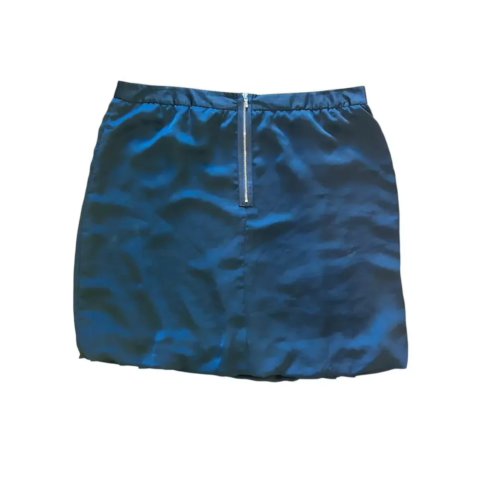 Tory Burch Women’s Designer Navy Blue Cargo Utility Mini Skirt - Size 14